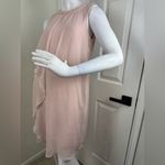 SD Collection Dress Dusty Pink with Faux Pearl Detail Neckline Sleeveless. #62 Photo 1