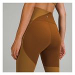 Lululemon  Nulu Colour Block High-Rise Tight 25" Copper Brown/Bold Beige Size 2 Photo 2