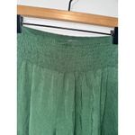 Vince Camuto Women's Green Smocked Waist Wide Leg Palazzo Pants Size S Photo 2