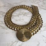 Vintage 60’s Wire Belt Gold Tone Metal Geometrical Belt adjustable castlecore Photo 0