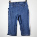 Erika Vintage Cropped Wide Leg Capri Jeans Size 12 Vintage Mom Jeans Photo 3