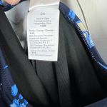 J.Crew NWT  Ruched One-Shoulder One-Piece Swimsuit Midnight-Blue Floral Size 24 Photo 7