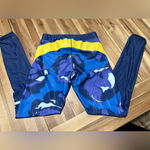 Adidas X Stella McCartney floral athletic legging XS Blue Photo 2