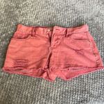 Old Navy Women's  Semi-Fitted Faded Red/Dark Pink Jeans Shorts Size 4 EUC #0487 Photo 1