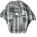 Aerie offline Fuzzy Shawl Shrug cardigan Sweater Green Grey OS Photo 0