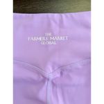 Farmers Market Bike Shorts High Waist Athletic Pocket tennis ball Lavender XS Purple Size undefined Photo 2