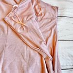 Adrianna Papell Metallic Knit One Shoulder Column Gown in Blush Pink Size 4 NWT Photo 12