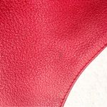 Michael Kors Red Lydia Large Leather Hobo Bag Designer Shoulder Bag Purse Photo 5