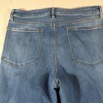 Athleta  Sculptek Denim Blue Jeans Size 12 Straight Leg High Rise Boot Cut Photo 8