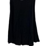 LA Made  Black A Line Knit Skirt Small New Photo 0