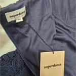 superdown  Aurora Lace Mini Dress in Navy XS Photo 11
