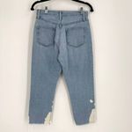 Just Black Denim Womens Cotton Mid-Rise Cropped Jeans Blue Bleach Washed Size 27 Photo 5