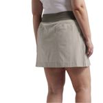 Athleta  Brooklyn Textured Pull On Skort Gray Ivory Stripe Size 16 NEW Photo 4