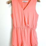 Cupcakes and Cashmere Irina Pink V-neck Romper Photo 1