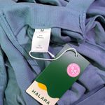 Halara  Jumpsuit Wide Leg Overalls Button Front Pockets Blue Size M Photo 3