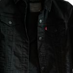 Levi's  Men's Denim Trucker Jacket Black Size S Casual‎ Fall Wear Photo 7