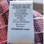 Trina Turk Bubble Gum Geo Makon Wide Leg Crop Pants XS NEW Photo 5