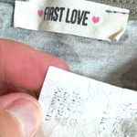 First Love (M) Camouflage Striped Colorblock Cross Front Short Sleeve Tee Photo 5