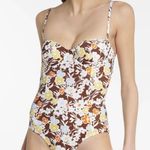 Tory Burch  Lipsi Floral Print Underwire Balconette One Piece Swimsuit medium Photo 0