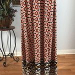 Magic  Maxi Dress Women Small Red Geometric Sleeveless Stretch Boho Casual Photo 3