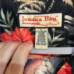 Jamacia Bay womens rayon Hawaiian tropical vacation camp shirt black L Size L Photo 2