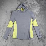 FootJoy  Hoodie Womens Small‎ Gray Neon Yellow Golf Layer Activewear Athleisure Photo 1