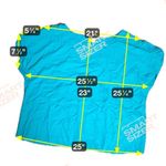 Boutique‎ Women 2X Teal Blue Pullover Shirt Colorful Minimalist Feminine Casual Photo 5