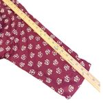 Old Navy ‎ Womens XL Short Tunic Dress Floral Print Maroon Casual BOHO Festival Photo 11