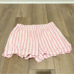 Old Navy Women's Linen-Blend Striped Shorts 3.5 Inseam Pink size medium Photo 1