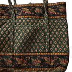 Vera Bradley  tote bag Flower patterned green vintage tote bag Photo 0