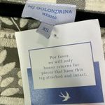 NEW Mi Golondrina Mexico Marta Dress Long Sleeves Women’s XS Cream Green Plaid Photo 3