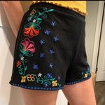 Xhilaration Boho Embroidered Black Shorts Photo 2