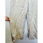 ANINE BING Women's Off-White Wide-Leg Front Zipper Lyra Trousers Pants Size 34 Photo 9