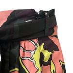 Tanya Taylor  Nikiya Shorts Pink Black Floral Print Flared Leg Side Zip Sz 0 NWT Photo 3