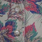 Ladies' Vintage USA Made Floral Canvas Vest By Willowbend Small Tan Photo 4