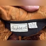 Vintage Flashback cropped embroidered western bolero blazer, size medium Tan Photo 9