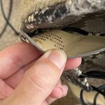 Michael Kors snakeskin espadrille lace up wedges Photo 6