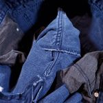 Jordache Vintage Size 32 High Rise Mom Jean Shorts Dark Wash Baggy Relaxed Photo 7