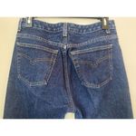 Halogen Women's Size: 8 Regular Dark Wash Mid-Rise Button Fly Straight Leg Jeans Photo 13