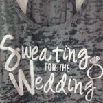 Next Level Apparel Sweating For The Wedding Gray Top XL Photo 1