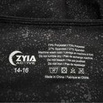 Zyia Active Black Reflective Mirage Light n Tight Hi Rise 7/8 24" Size 14/16 Photo 10