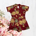 Free People 🍁 Tropical Cotton Romper Photo 3