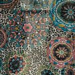 Multiples  Jacket Petite Small Semi Sheer Bell Sleeves Animal Print Lagenlook Photo 4