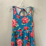 Matilda Jane  Women's No End Maxi Dress Size Small Easter Camp MJC Blue Floral Photo 4