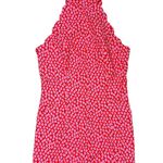 Anthropologie by Scallop Halter Short Romper High Neck in Pink Floral Sz 8 US Photo 5