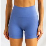 Set Active  Seamless Bike Shorts in Bluebell Blue Medium Photo 0