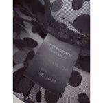 Haute Monde Womens Large Black Sheer Dots Puff Sleeves Whimsigoth Fairy Coquette Photo 10