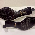 Gucci Cordovan Lux Elastico Wall Leather Ankle Kitten Heel Bootie Dusty White 37 Photo 7