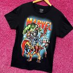 The Avengers Airbrushed Marvel Comics Cartoon Tee M Photo 2