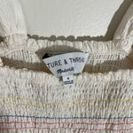 Madewell Rainbow Smocked Peplum Tank Photo 5